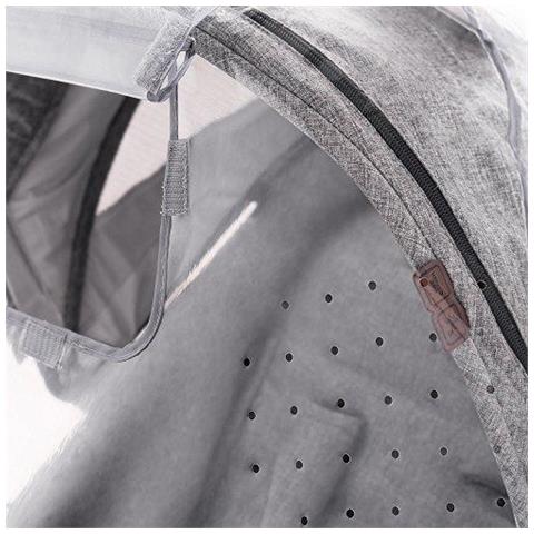 Copertura Universale Pioggia Per Passeggino Passeggino E Carrozzina Ideale Circolazione Dellaria Facile Da Installare Finestra Anteriore E Laterale Ventilazione Pvc-free - Foto 4