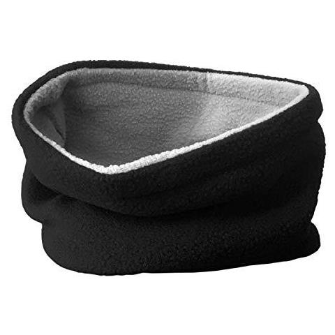Bambini Capretti Delle Ragazze Dei Ragazzi Di Inverno Caldo Reversibile Morbido Pile Snood Neckwarmer Sciarpa - Foto 1