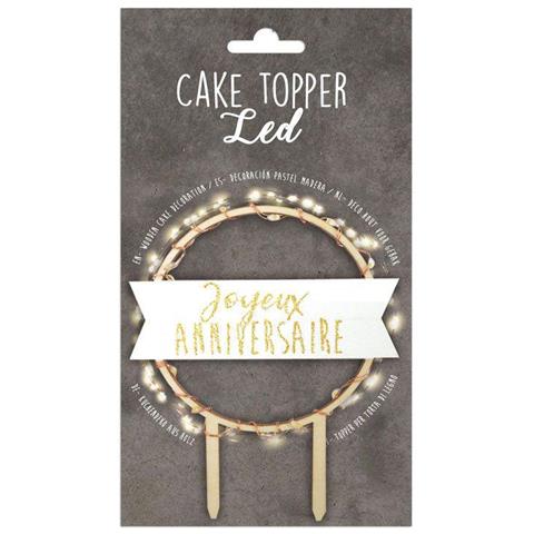 Led Cake Topper - Joyeux Anniversaire - Foto 1