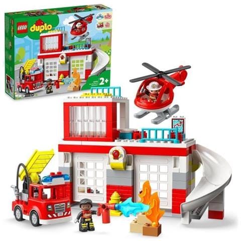 Gioco per Bambini Duplo Caserma dei Pompieri ed Elicottero - Foto 2