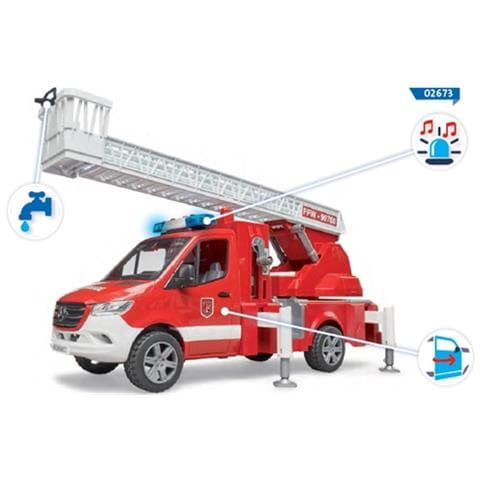 Camion Autopompa Pompieri Sprinter Luci Suoni - (02673) - Foto 1