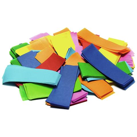 Slowfall Confetti Rectangular 55x18mm, Multicolor, 1kg - Foto 1