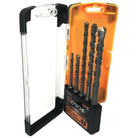 Kit 5 Punte Trapano Attacco Sds Plus 110 160 Mm Per Forare Pietra Muro Cemento - Foto 4