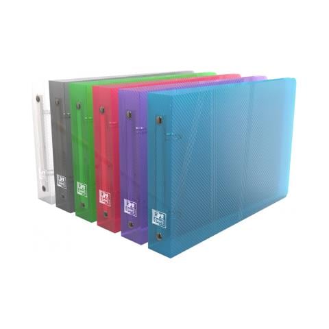 Hawai raccoglitore ad anelli A5 Blu, Grigio, Viola, Rosso, Trasparente - Foto 1