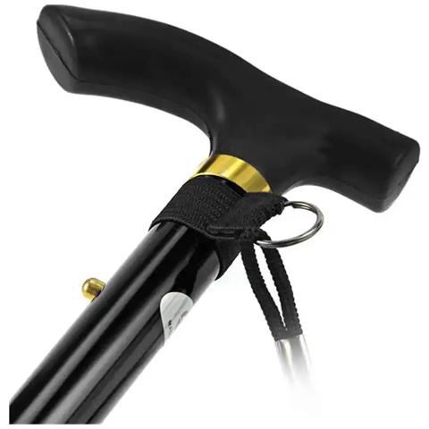 Bastone Pieghevole Regolabile Aiuto Alla Mobilità Bastone Da Passeggio Per Camminare - Foto 2