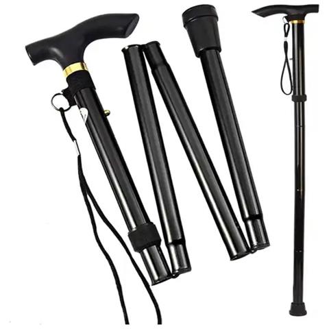 Bastone Pieghevole Regolabile Aiuto Alla Mobilità Bastone Da Passeggio Per Camminare - Foto 6