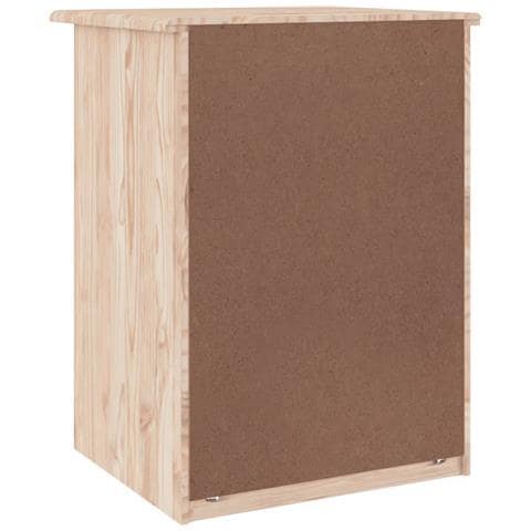 Comodino ALTA 41x35x55,5 cm in Legno Massello di Pino - Foto 9