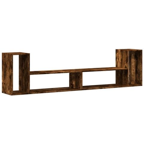 Mobili Tv 2 Pz Rovere Fumo 100x30x50 Cm In Legno Multistrato - Foto 2