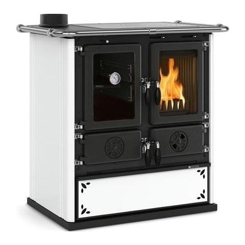 Cucina a Legna ROSETTA SINISTRA 5.0 VST Potenza Termica Nominale 7,9 Kw 226 m³ Riscaldabili Colore Bianco - Foto 1