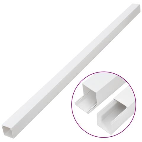 Canalina Per Cavi 33x33 Mm 10 M In Pvc - Foto 3