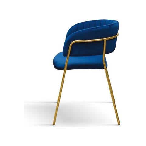 Solana - Sedia Di Design Moderno In Velluto - Foto 2