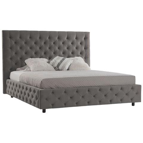 Letto Matrimoniale Contenitore Sondrio Grigio - Foto 1