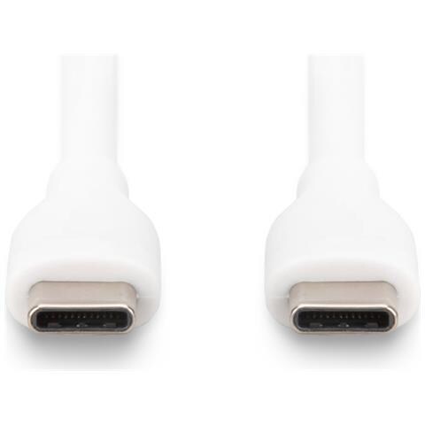 Cavo di collegamento USB-C in silicone, 0,5 m, bianco - Foto 5