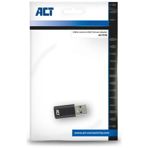 AC7376 adattatore per inversione del genere dei cavi USB A USB C Nero - Foto 2