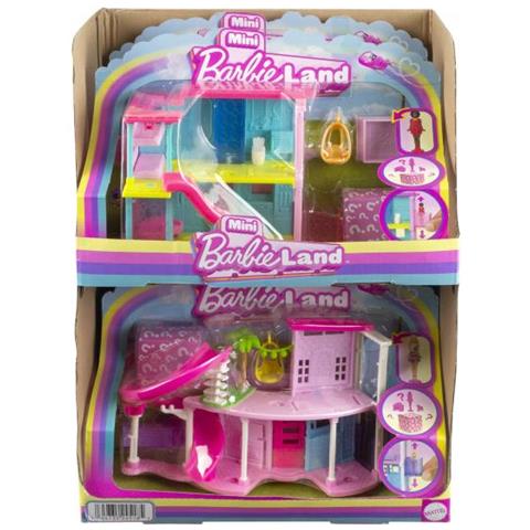 Barbie Mini Mini Casa Delle Bambole Barbieland - Casa Dei Sogni Con Mini Bambola A Sorpresa - Modello Casuale - Foto 1