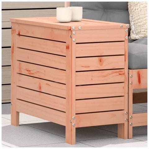 Poggiapiedi Da Giardino 62x31,5x52 Cm Legno Massello Di Douglas - Foto 8