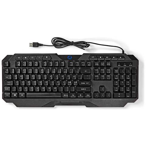 Tastiera USB GKBD110BKND  per Gaming (Layout Nordica) Colore Nero - Foto 2