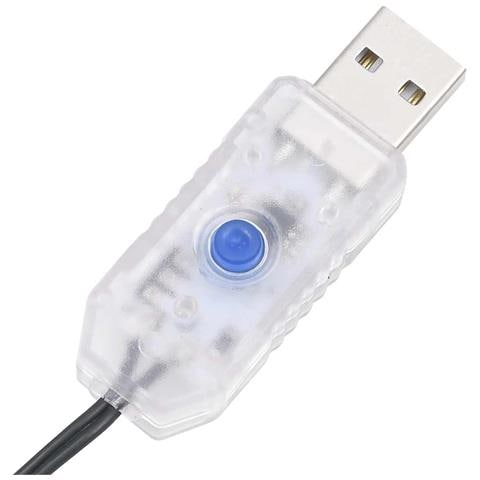 Albero di Natale a LED 363 LED Bianco Freddo 182 cm - Foto 9