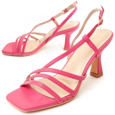 Sandalo Con Tacco Bonna Rosa. - Foto 1