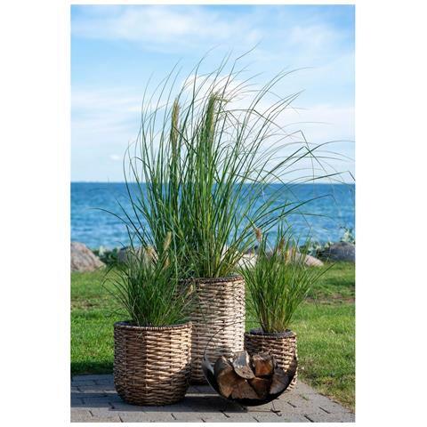 Portalegna Tires - Nero - Metallo - 40x35x33,5 Cm - Foto 6