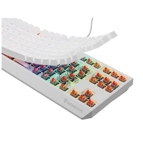 Thor 230 TKL tastiera Gaming USB QWERTY Inglese US Bianco - Foto 18