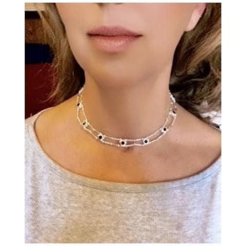 Girocollo A Fiore Sw In Argento Siam 10µ - Foto 3