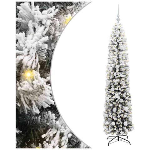 Albero di Natale artificiale con 300 LED Verde 180 cm - Foto 1
