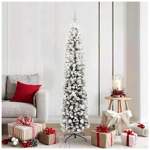 Albero di Natale artificiale con 300 LED Verde 180 cm - Foto 2