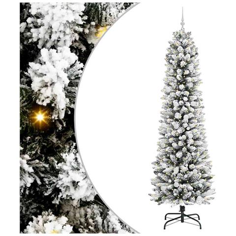 Albero di Natale artificiale con 300 LED Bianco 240 cm - Foto 1
