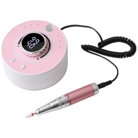 Smart Nail Grinder: Lima Elettrica Per Unghie Con Velocità Regolabile E 12 Punte Pink - Foto 1