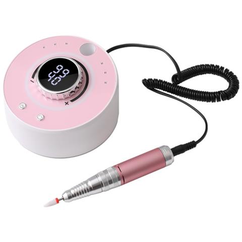 Smart Nail Grinder: Lima Elettrica Per Unghie Con Velocità Regolabile E 12 Punte Pink - Foto 7
