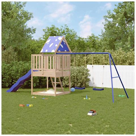 Set da Gioco da Esterno in Legno Massello di Pino - Foto 2