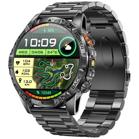 Smartwatch Avanzato: Lunga Durata Della Batteria, Impermeabile Ip68 E Monitoraggio Completo Della Salute Compatibile Con Fitcloudpro Black + Black - Foto 1