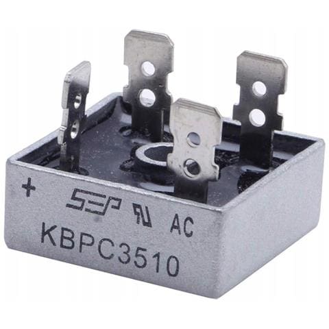 Ponte Raddrizzatore Kbpc5010 - Corrente Massima 50a, Tensione 1000v | Dimensioni 29x29x11mm | Per Sistemi Di Alimentazione E Elettronica Industriale - Foto 1
