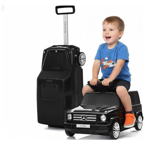 Valigia cavalcabile 3-in-1 Mercedes G-CLASS per bambini nera - Foto 4