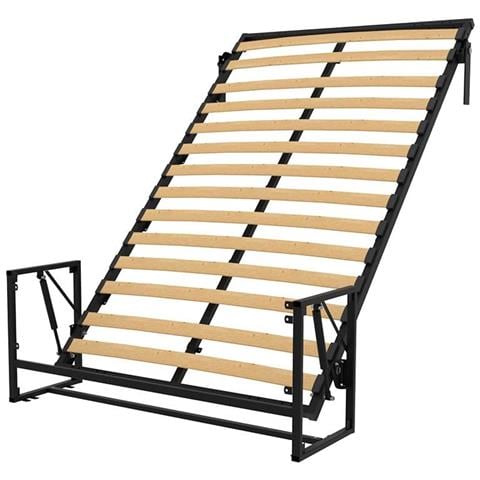 Letto a Scomparsa Morphy Classic - Sistema multifunzionale modulare SizeFlex & TypeFlex, letto a scomparsa salvaspazio ed estensibile con moduli divano (120x200 cm, Verticale) - Foto 4