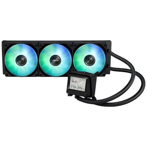 MAX GAMING LC 360 ARGB LCD Processore Raffreddatore di liquidi tutto in uno 12 cm Nero - Foto 1