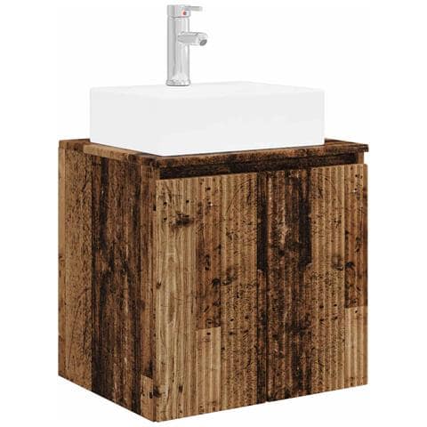 Mobile Lavabo da Parete Legno antico 49,5 x 41 x 62,5 cm - Foto 1