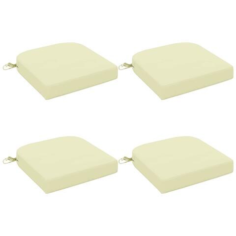 Cuscini per sedile a 4 pezzi SOEST 4 pcs 100% Poliestere Crema - Foto 1