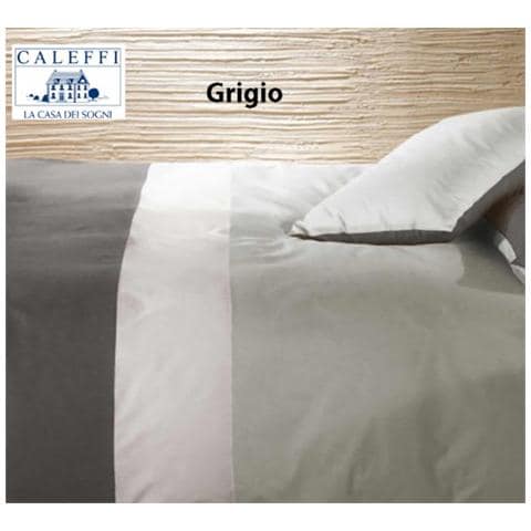 Completo Copripiumino Letto Matrimoniale City Colore Grigio - Foto 1