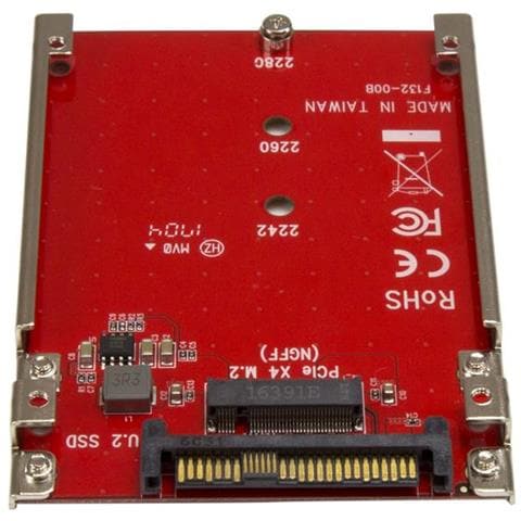 Adattatore Host per Drive M. 2 a U. 2 (SFF-8639) PCIe NVMe SSD - Foto 2
