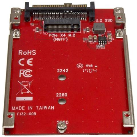 Adattatore Host per Drive M. 2 a U. 2 (SFF-8639) PCIe NVMe SSD - Foto 4