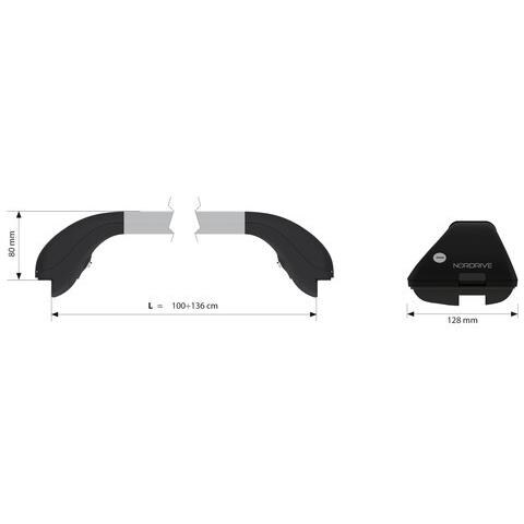 Cp. barre Alluminio Snap 100-136cm Telescopica - Foto 9