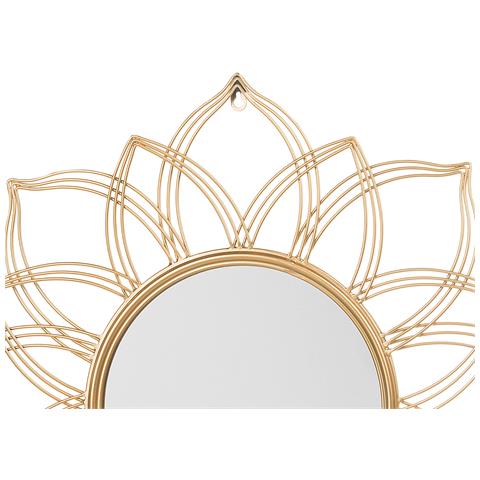 Specchio Da Parete In Color Oro Ø 67 Cm Milly - Foto 23