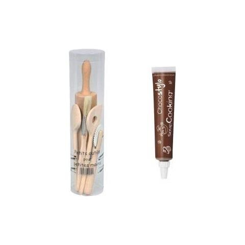 Kit Di Pasticceria Per I Bambini + Penna Alimentare Al Cioccolato - Foto 1