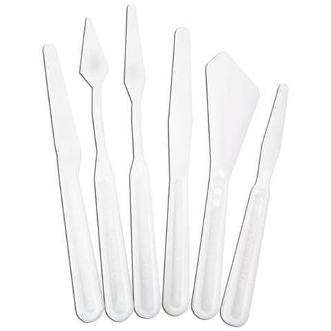 Coltelli Palette Di Plastica - Set - 6 Pezzi - Foto 1