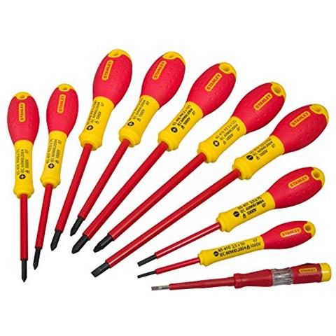 0-62-573 Cacciaviti Isolati, Str - Ph - Pozi - Tester, Set Di 10 Pz - Foto 1