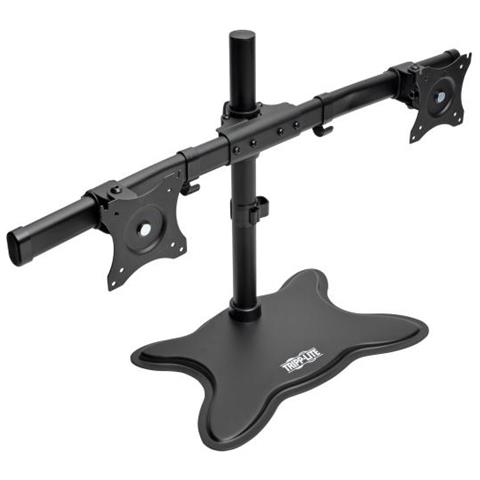 Tripp Lite Ddr1327sdd Supporto Da Tavolo Per Tv A Schermo Piatto 68,6 Cm [27] Nero (dual-monitor Tv Full Motion Desktop Mount Stand For 13to 27 Flat-screen Displays)  - Foto 1