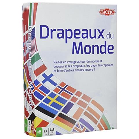 Tattica 02088 Flags Of The World Family Board Game - Foto 1