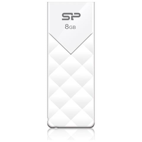 Ultima U03 8GB, USB 2.0, Type-A, 0 - 70 °C, Slide, Bianco, SP Widget - Foto 2